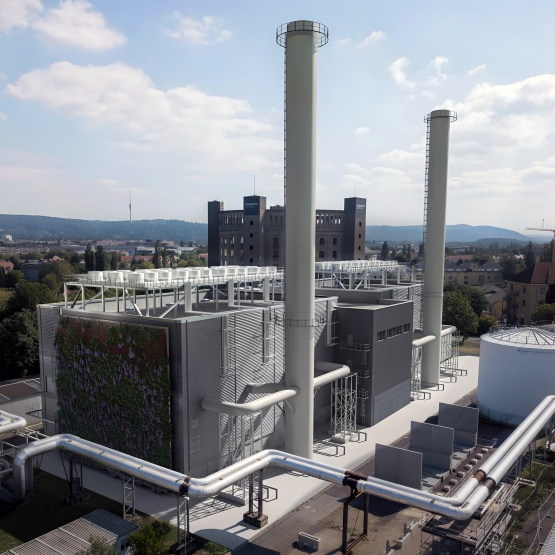 Gasmotorenheizkraftwerk Dresden Reick 